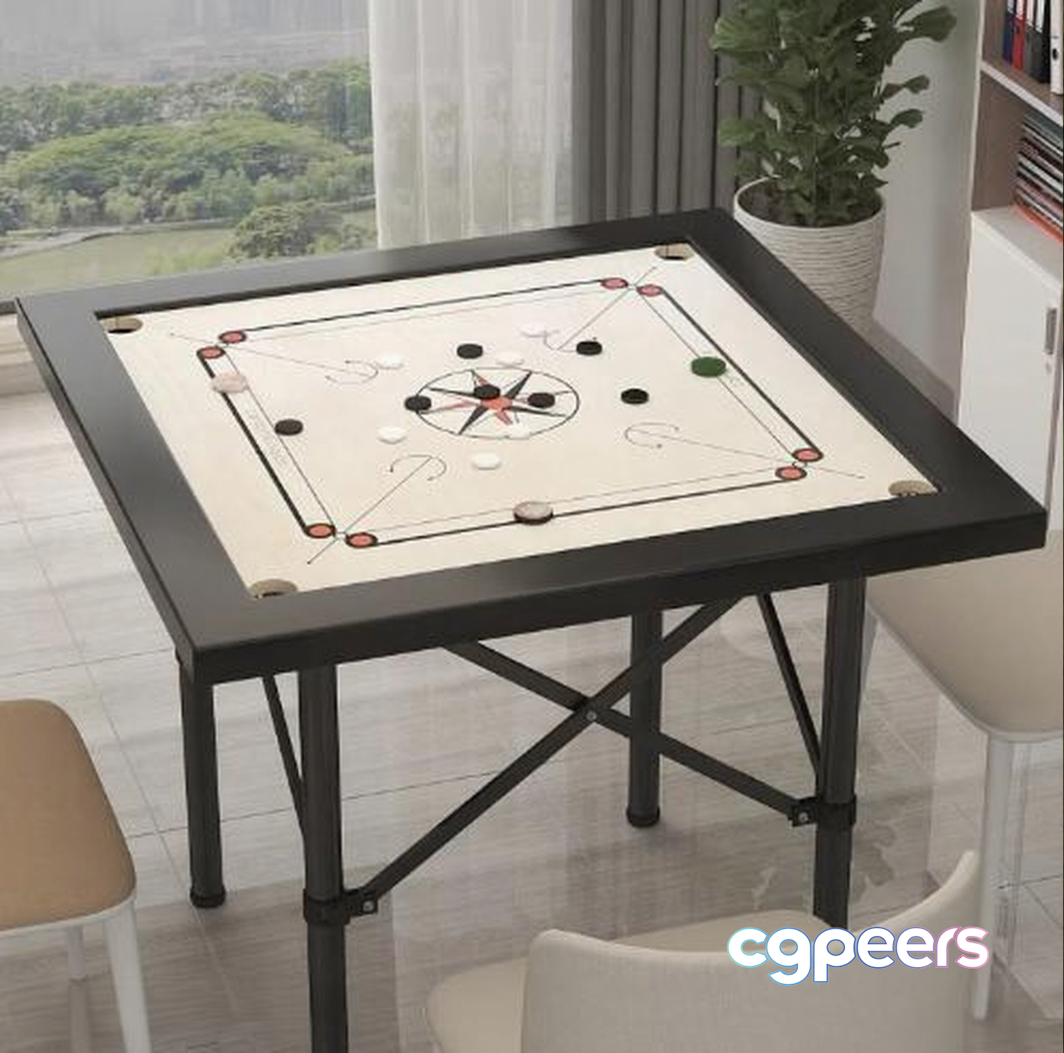 Carrom Table 3D Model - 10231 - VRAY Render