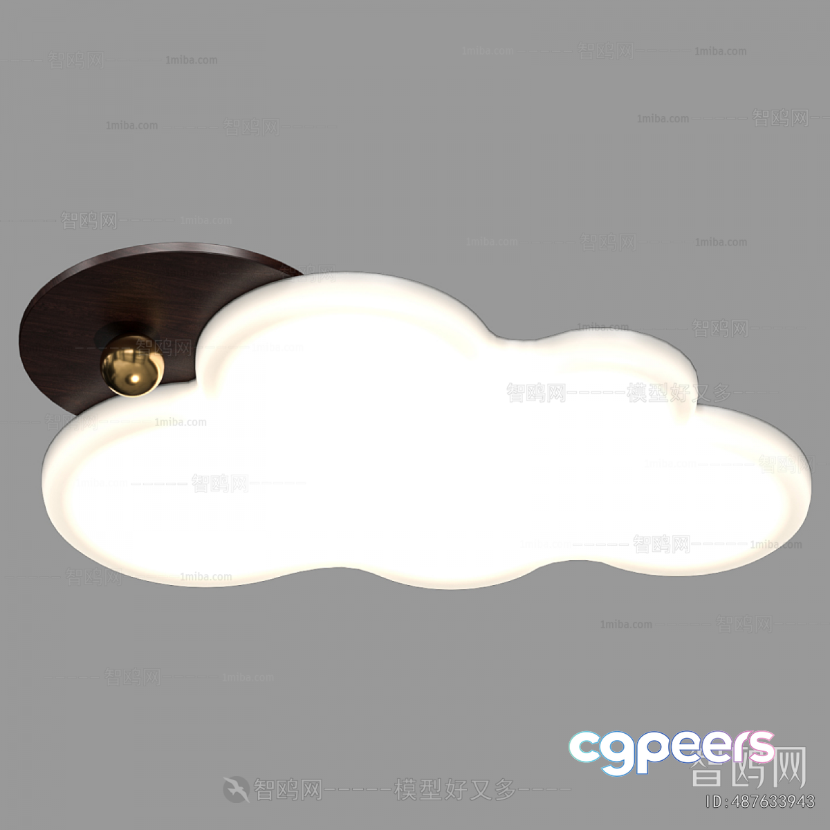 Gold Light Fixture 3D Model - 13645 - VRAY Render