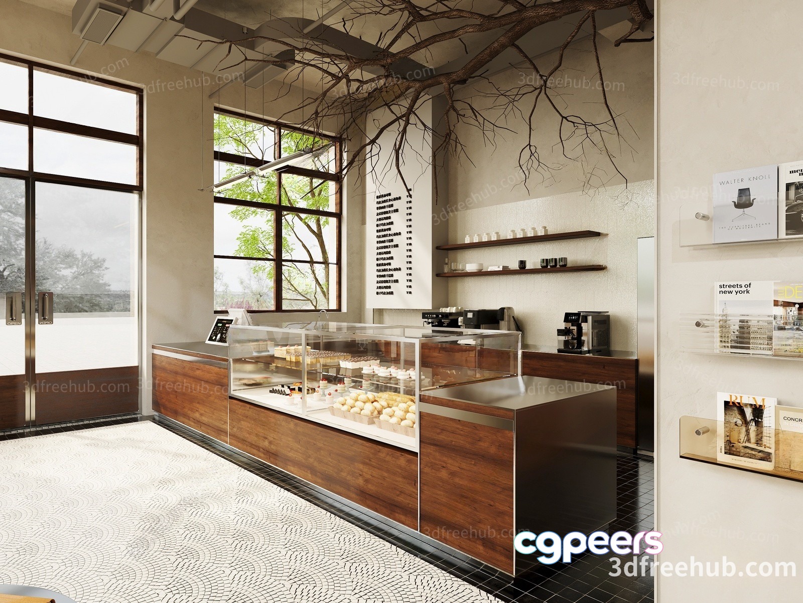 A Wooden Display Case 3D Model - 18676 - VRAY Render
