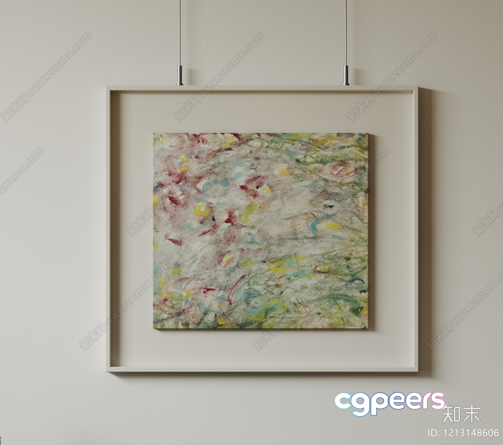 Abstract Art 3D Model - 3592 - VRAY Render