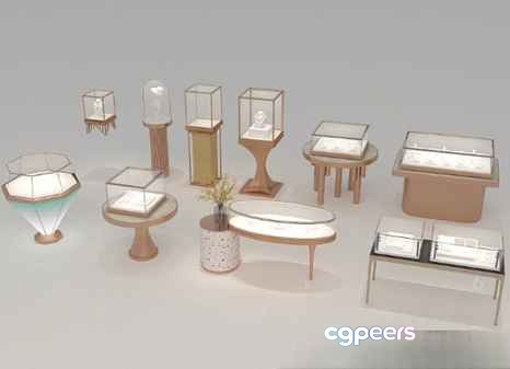 Display Cases 3D Model - 9402 - VRAY Render Display Cases 3D Model - 9402 - VRAY Render
