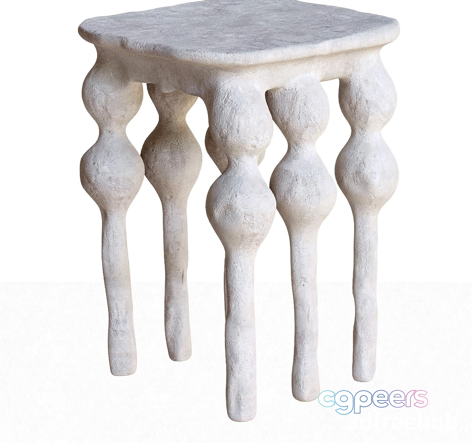 A White Table 3D Model - 22630 - VRAY Render