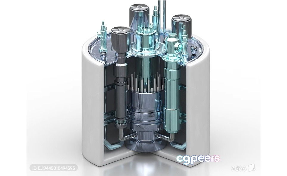 A Gray Futuristic-Looking Object 3D Model - 2102 - VRAY Render A Gray Futuristic-Looking Object 3D Model - 2102 - VRAY Render