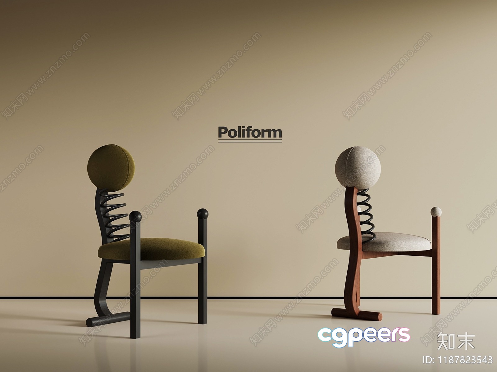 Modern Home Decor 3D Model - 12488 - VRAY Render