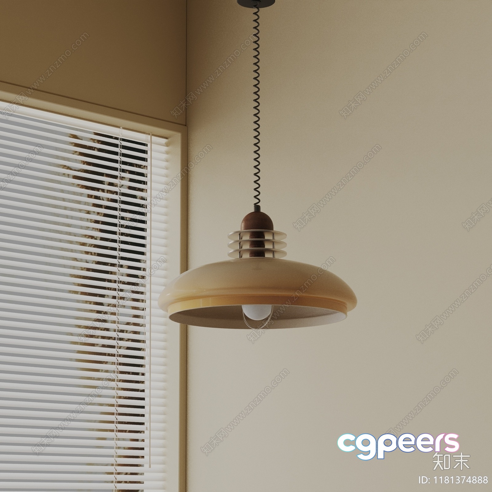 A Light Fixture 3D Model - 12478 - VRAY Render