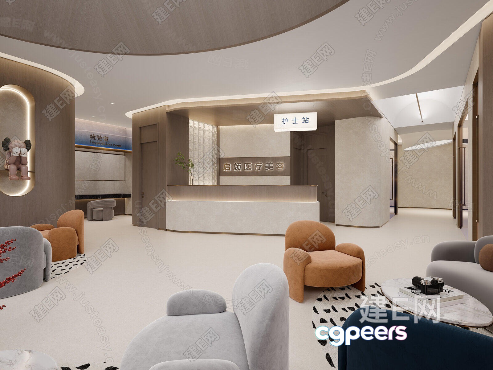 Modern Office Space 3D Model - 16369 - VRAY Render Modern Office Space 3D Model - 16369 - VRAY Render