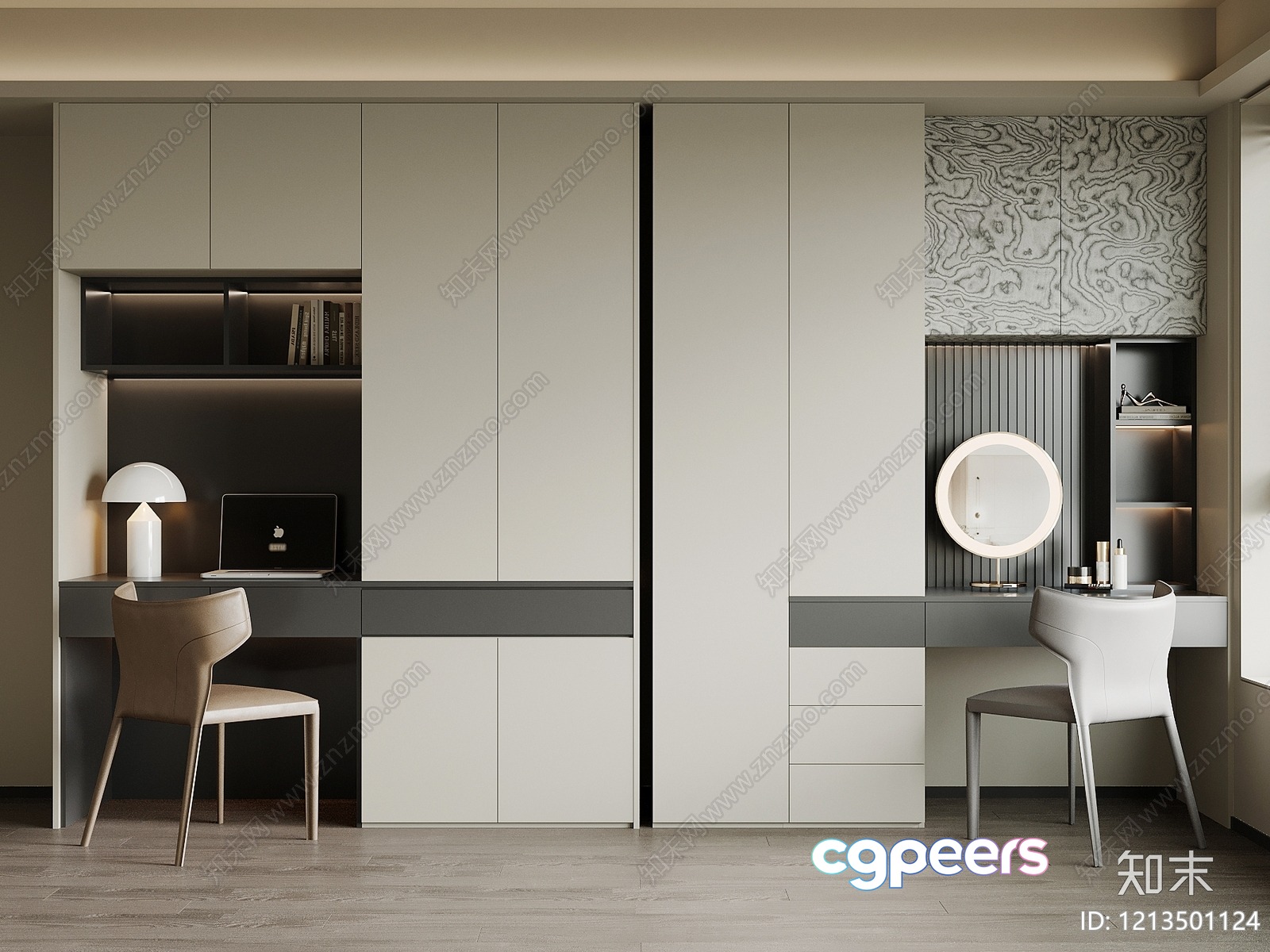 Modern Home Office 3D Model - 6709 - VRAY Render Modern Home Office 3D Model - 6709 - VRAY Render