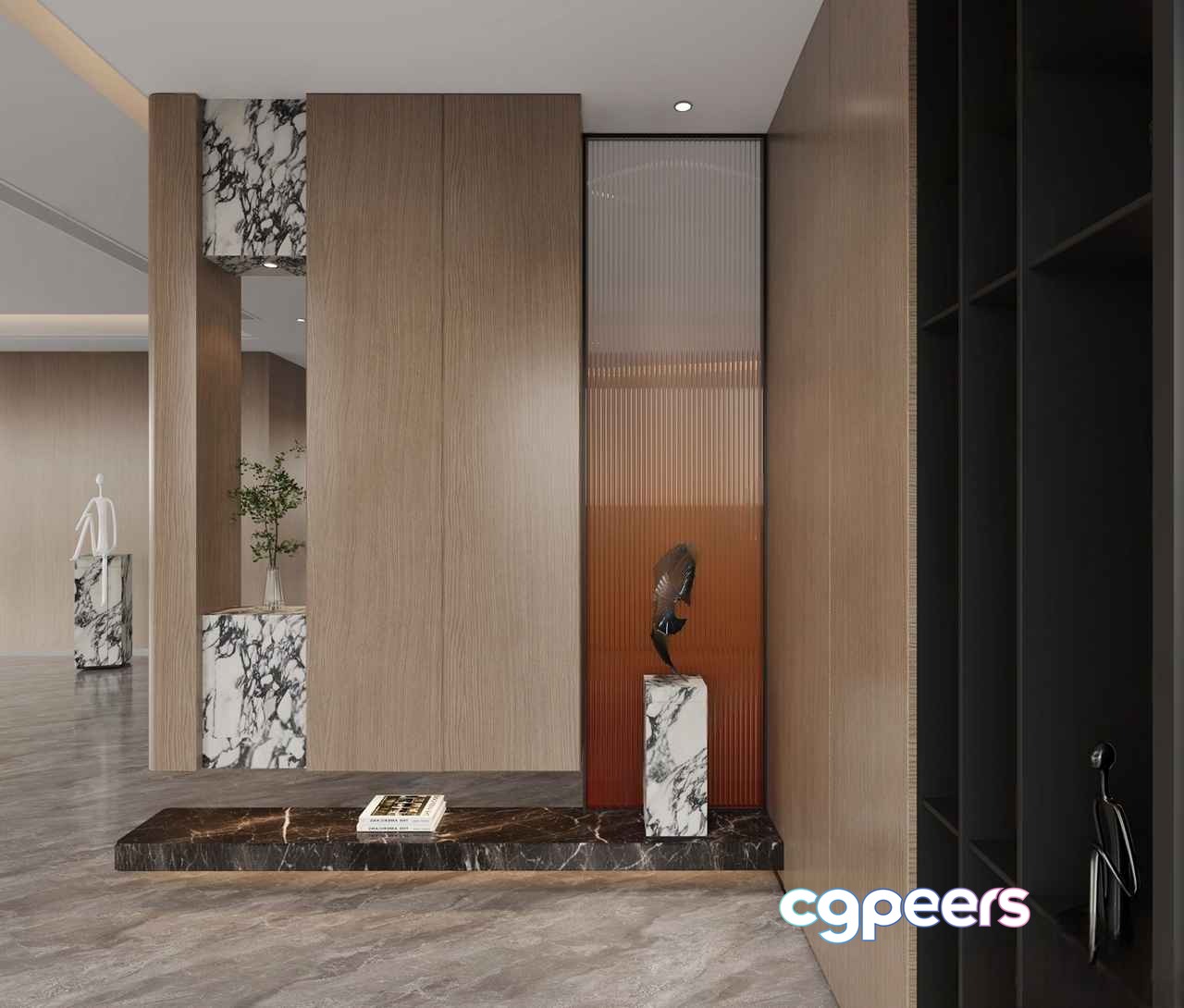 Modern Art Gallery 3D Model - 12316 - CORONA Render