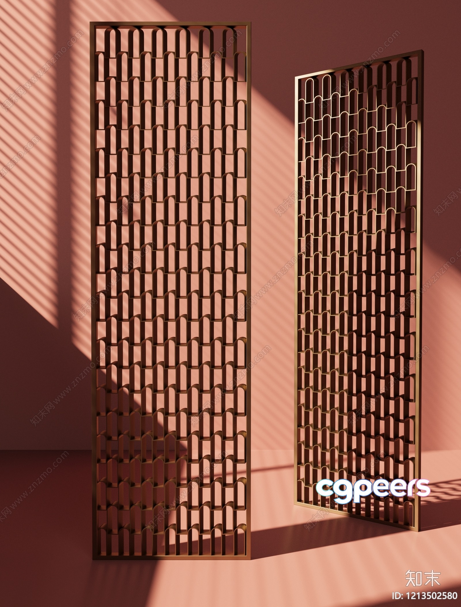 Modern Decorative Screens 3D Model - 5853 - VRAY Render Modern Decorative Screens 3D Model - 5853 - VRAY Render