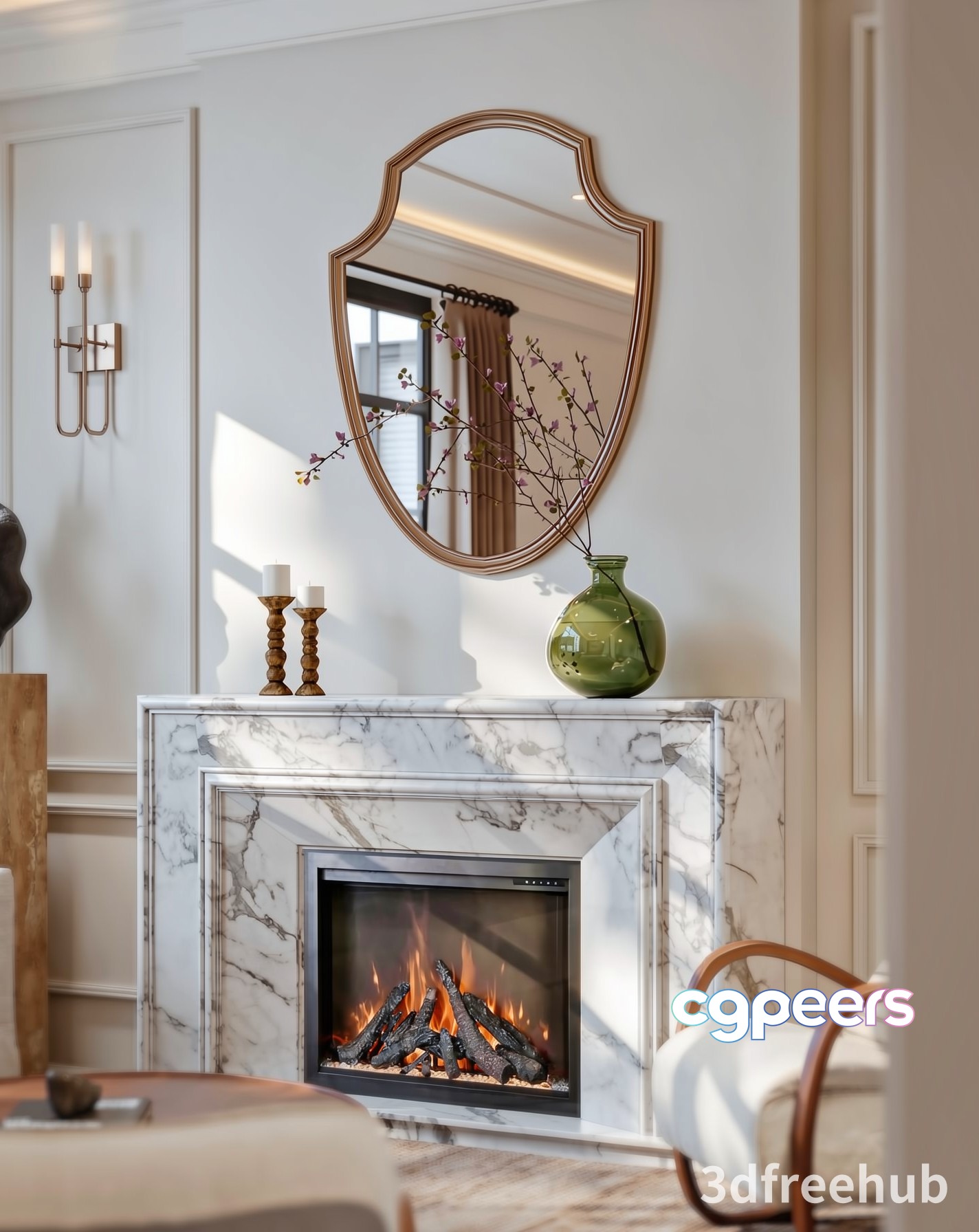 A Cozy Living Room 3D Model - 22900 - VRAY Render A Cozy Living Room 3D Model - 22900 - VRAY Render