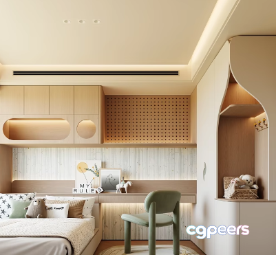 Cozy Bedroom 3D Model - 7967 - CORONA Render Cozy Bedroom 3D Model - 7967 - CORONA Render