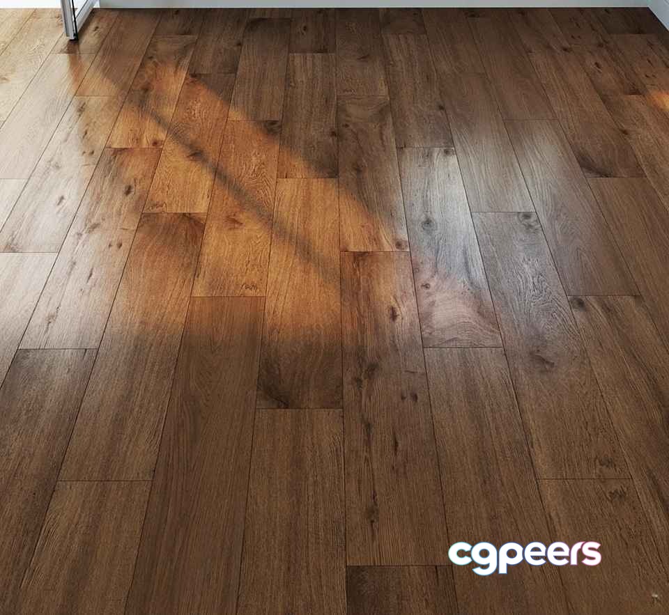 Wooden Floor Planks 3D Model - 19023 - CORONA Render