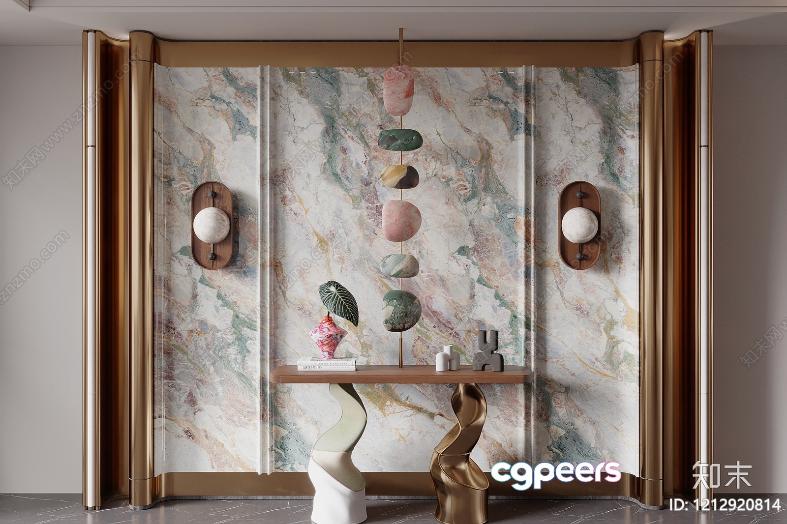 Modern Home Decor 3D Model - 4798 - VRAY Render Modern Home Decor 3D Model - 4798 - VRAY Render