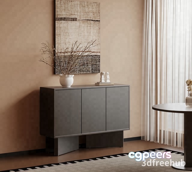 Modern Dining Room 3D Model - 21167 - VRAY Render