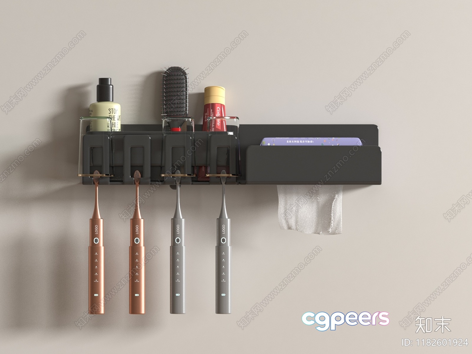 Toothbrush Holder 3D Model - 4346 - VRAY Render