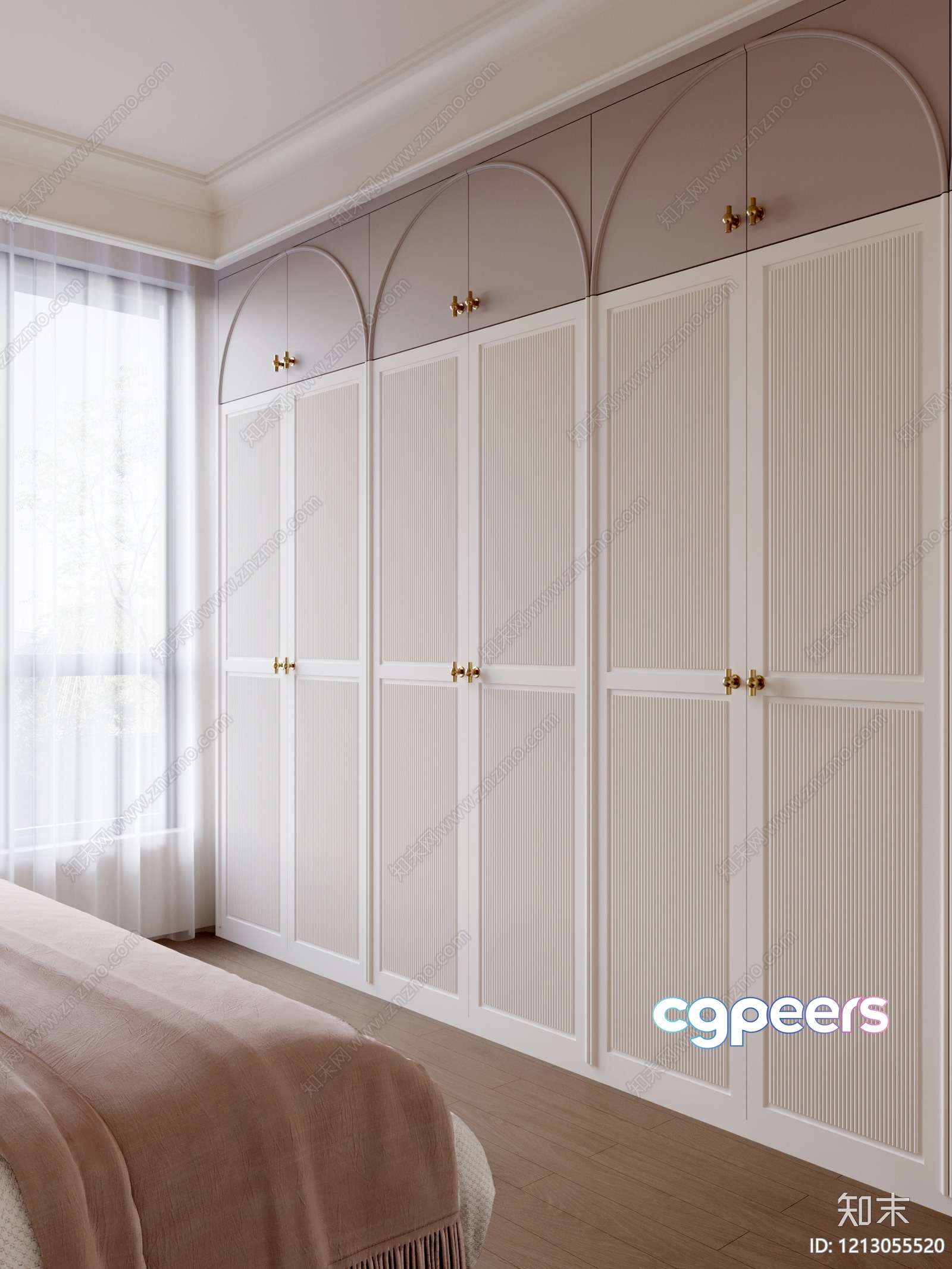 Cozy Bedroom With Wardrobe 3D Model - 4723 - VRAY Render Cozy Bedroom With Wardrobe 3D Model - 4723 - VRAY Render