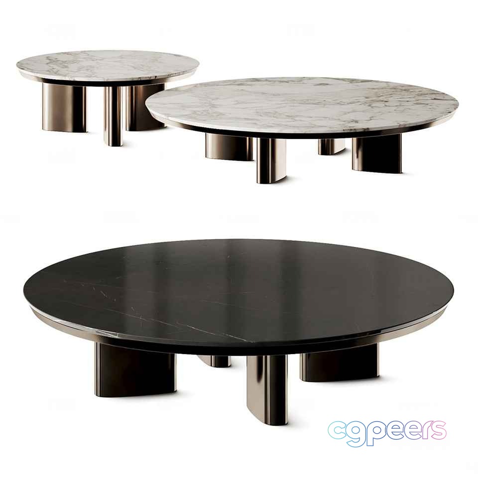 Modern Coffee Tables 3D Model - 2081 - CORONA Render