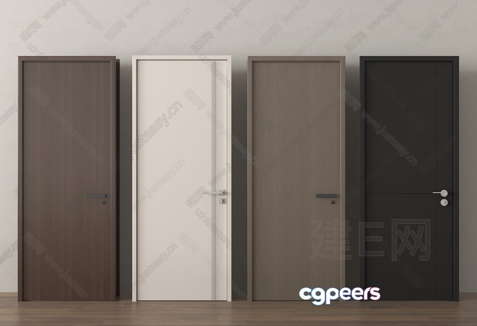 Modern Door Designs 3D Model - 15720 - VRAY Render