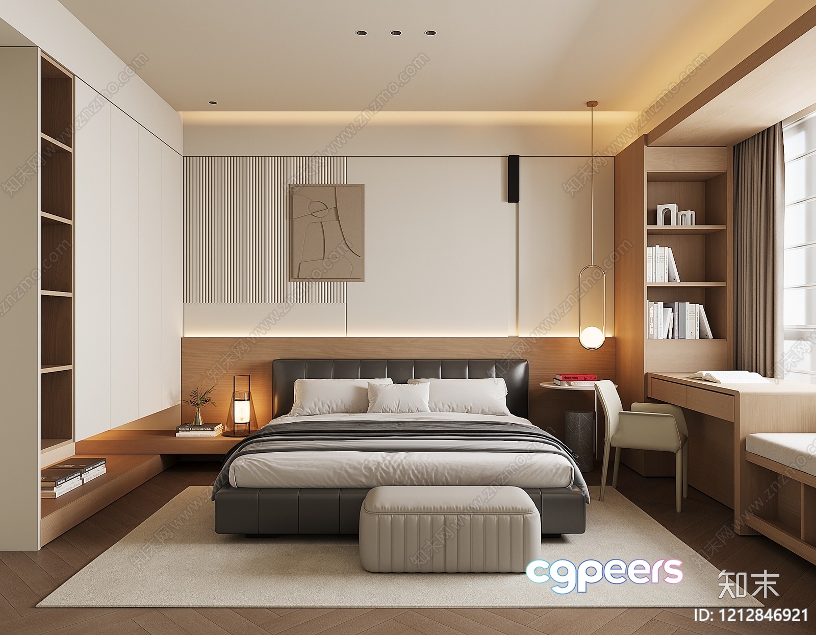 Cozy Bedroom 3D Model - 4716 - VRAY Render Cozy Bedroom 3D Model - 4716 - VRAY Render