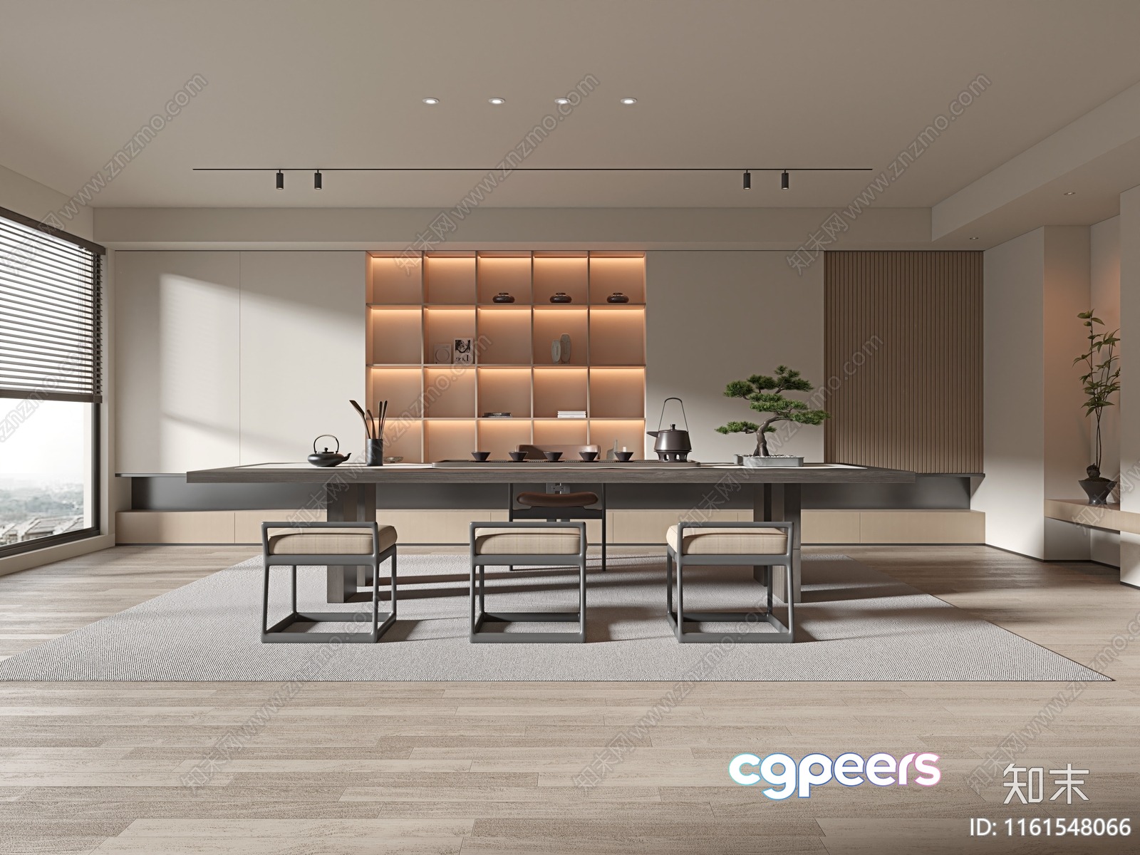 Modern Dining Room 3D Model - 7084 - VRAY Render Modern Dining Room 3D Model - 7084 - VRAY Render