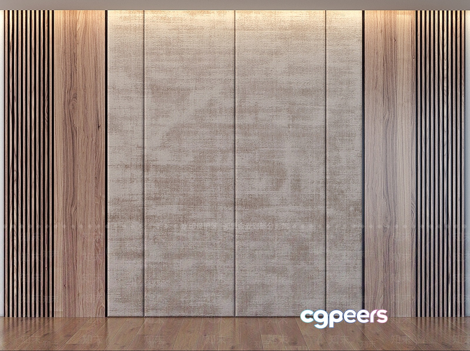 Modern Wall Design 3D Model - 11563 - VRAY Render Modern Wall Design 3D Model - 11563 - VRAY Render