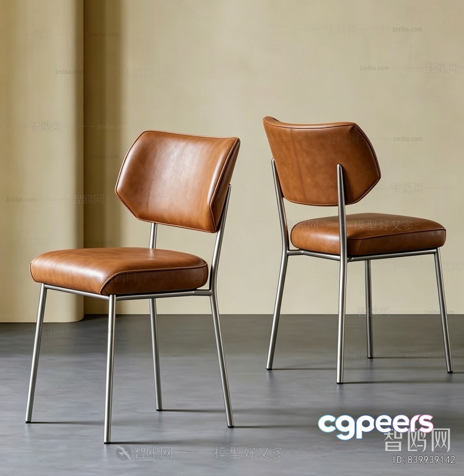 Modern Dining Chairs 3D Model - 14827 - CORONA Render Modern Dining Chairs 3D Model - 14827 - CORONA Render