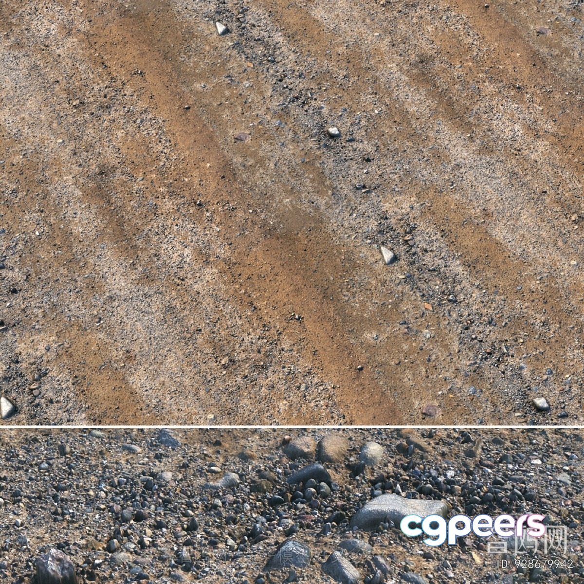 Dirt And Rocks 3D Model - 20430 - VRAY Render