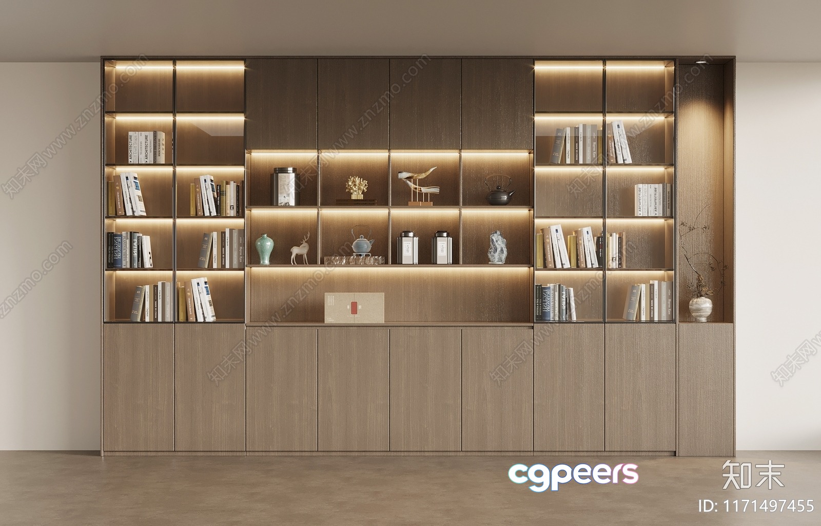 Modern Display Case 3D Model - 15935 - VRAY Render