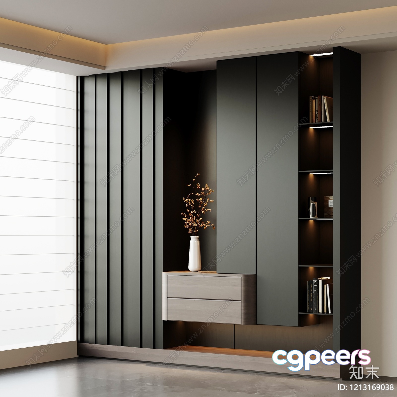 Modern Minimalist Room 3D Model - 17862 - VRAY Render