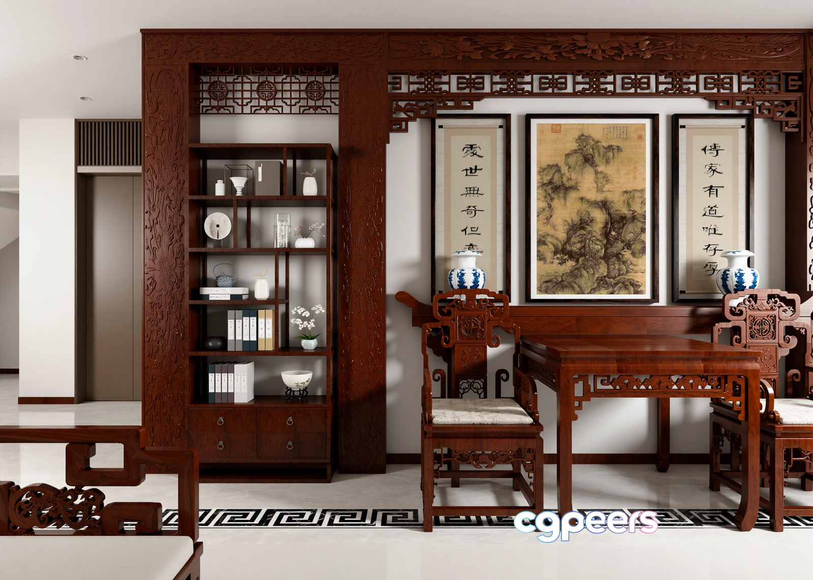 A Wooden Table 3D Model - 6937 - VRAY Render A Wooden Table 3D Model - 6937 - VRAY Render