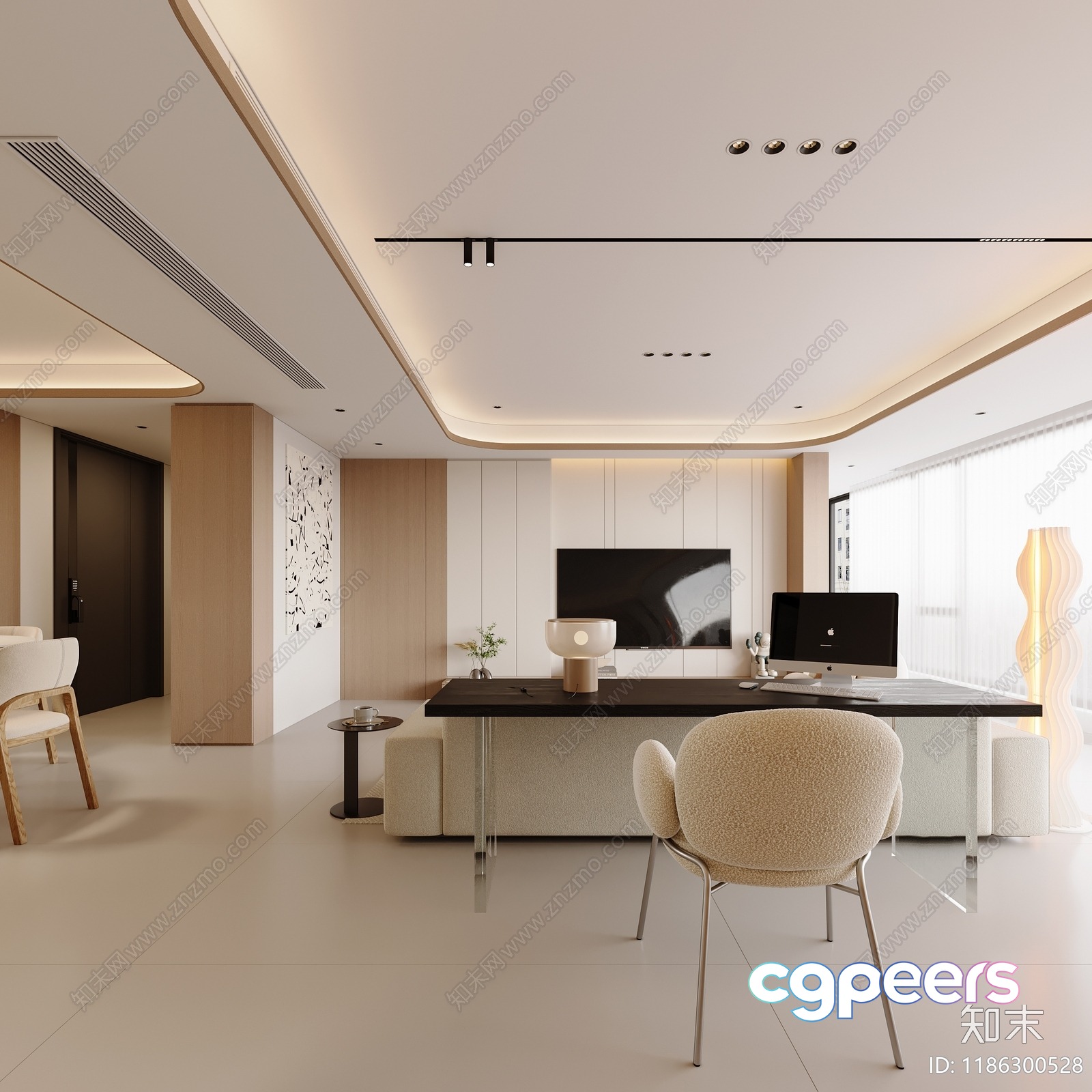 Modern Office 3D Model - 15584 - CORONA Render Modern Office 3D Model - 15584 - CORONA Render