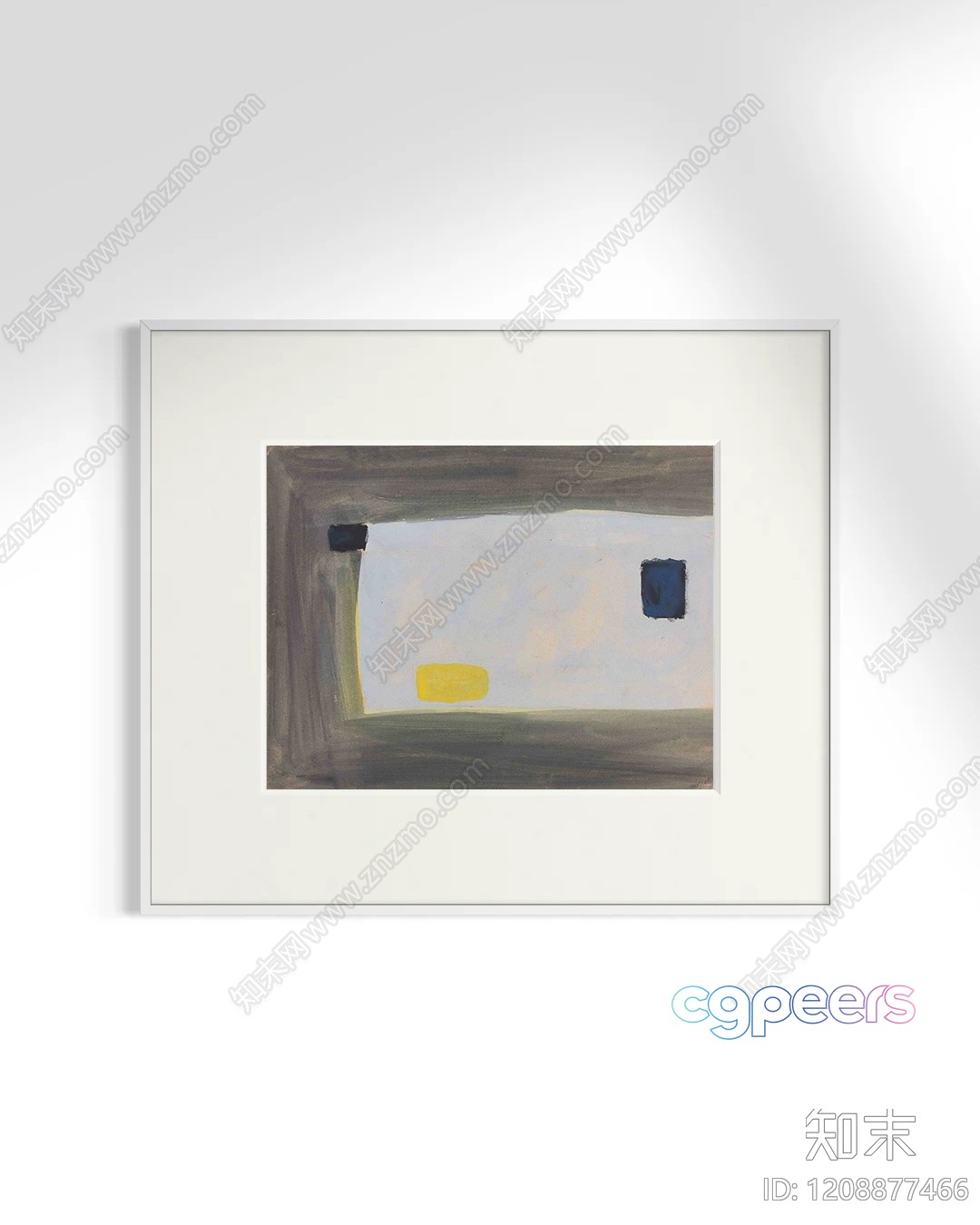 The Main Subject Is A Painting Of A Room With A Window 3D Model - 1685 - VRAY Render