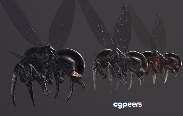 3D Game Assets - Bug 2 alien creature Low-poly 3D Game Assets - Bug 2 alien creature Low-poly