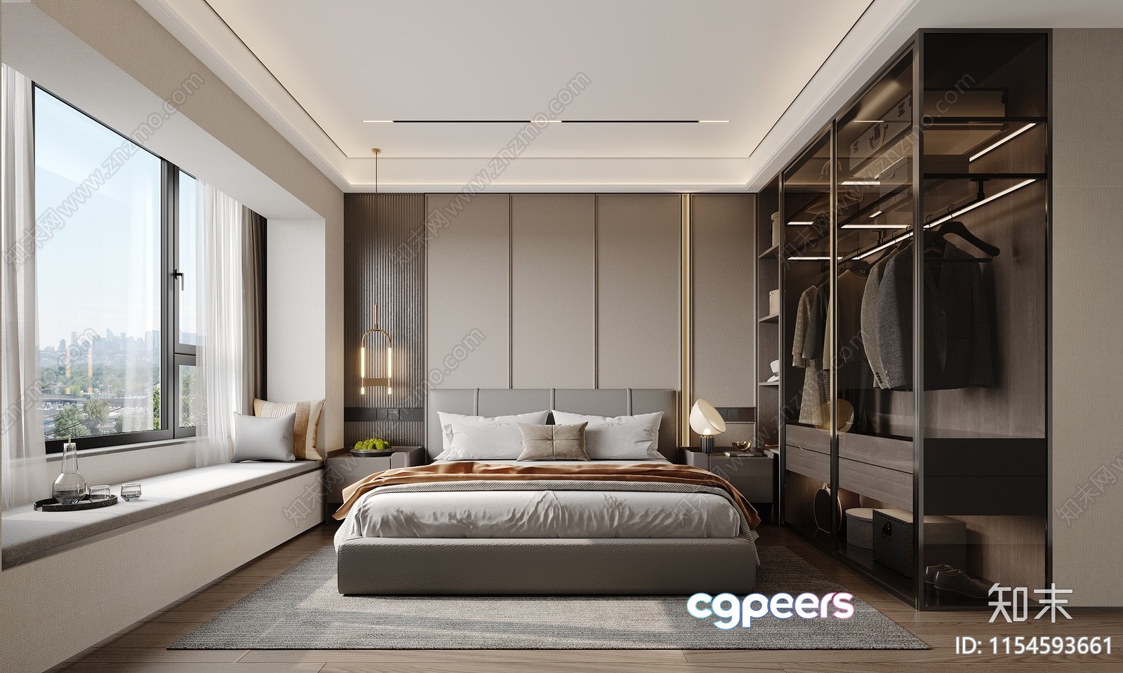 Cozy Bedroom 3D Model - 11860 - VRAY Render Cozy Bedroom 3D Model - 11860 - VRAY Render