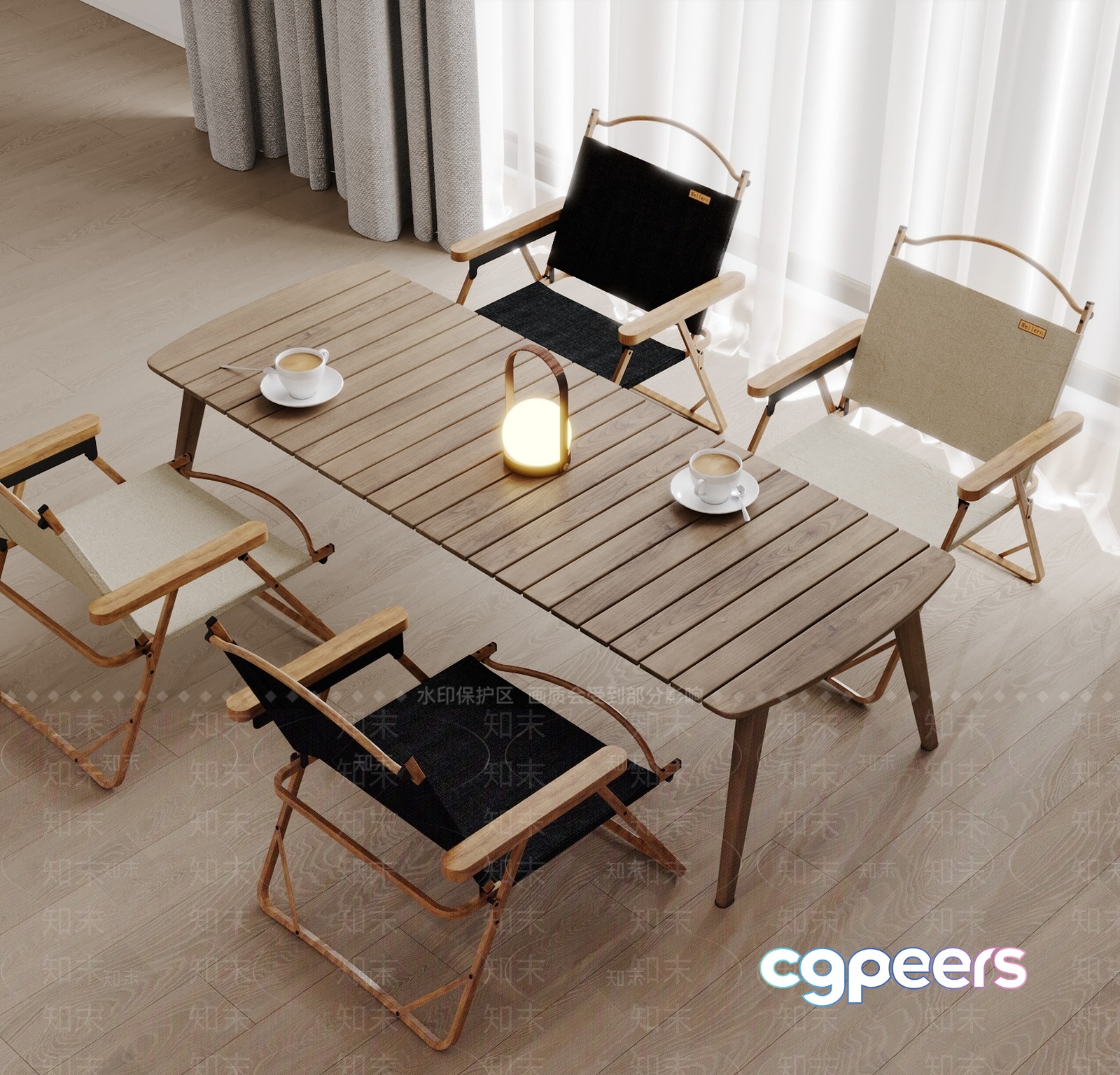 Cozy Living Room 3D Model - 16865 - CORONA Render