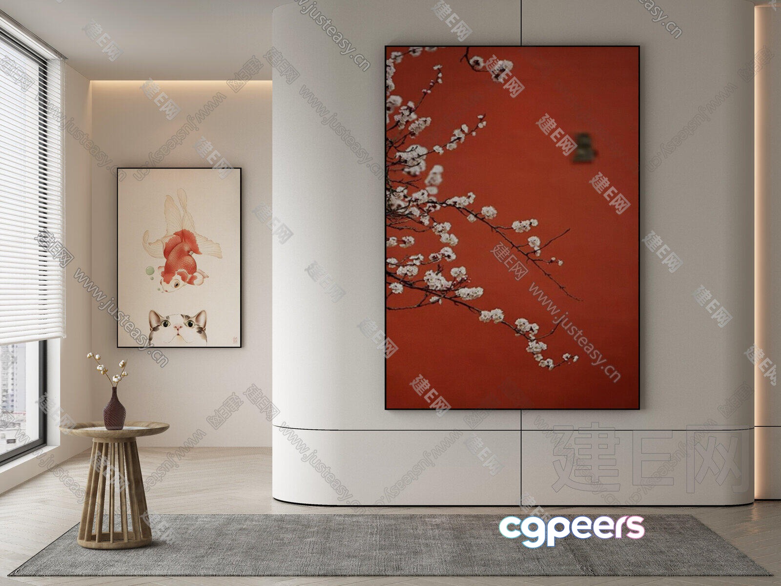 Modern Art Gallery 3D Model - 1888 - VRAY Render Modern Art Gallery 3D Model - 1888 - VRAY Render