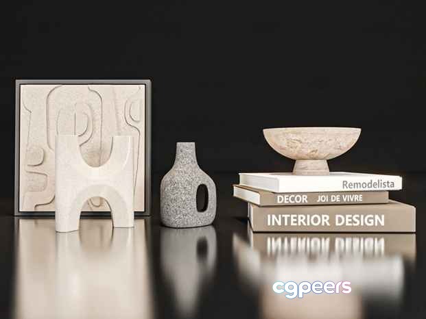 Minimalist Home Decor 3D Model - 22349 - VRAY Render Minimalist Home Decor 3D Model - 22349 - VRAY Render