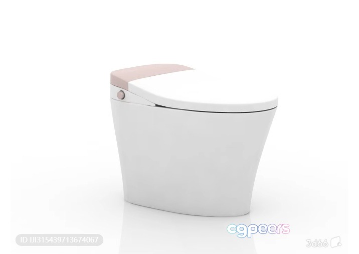 Modern Toilet Seat 3D Model - 9013 - VRAY Render Modern Toilet Seat 3D Model - 9013 - VRAY Render