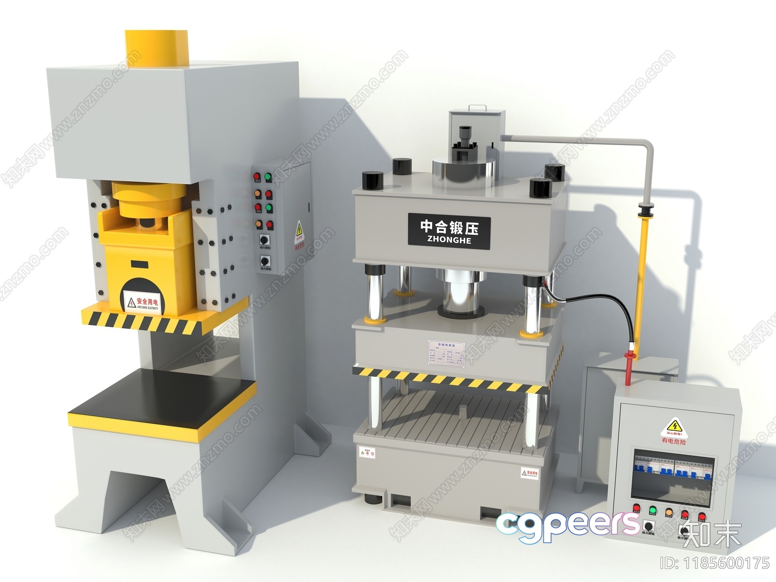 Industrial Equipment 3D Model - 8633 - VRAY Render