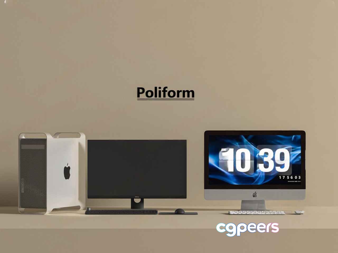 Modern Computer Setup 3D Model - 17959 - VRAY Render Modern Computer Setup 3D Model - 17959 - VRAY Render
