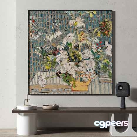 Abstract Painting 3D Model - 8063 - VRAY Render Abstract Painting 3D Model - 8063 - VRAY Render
