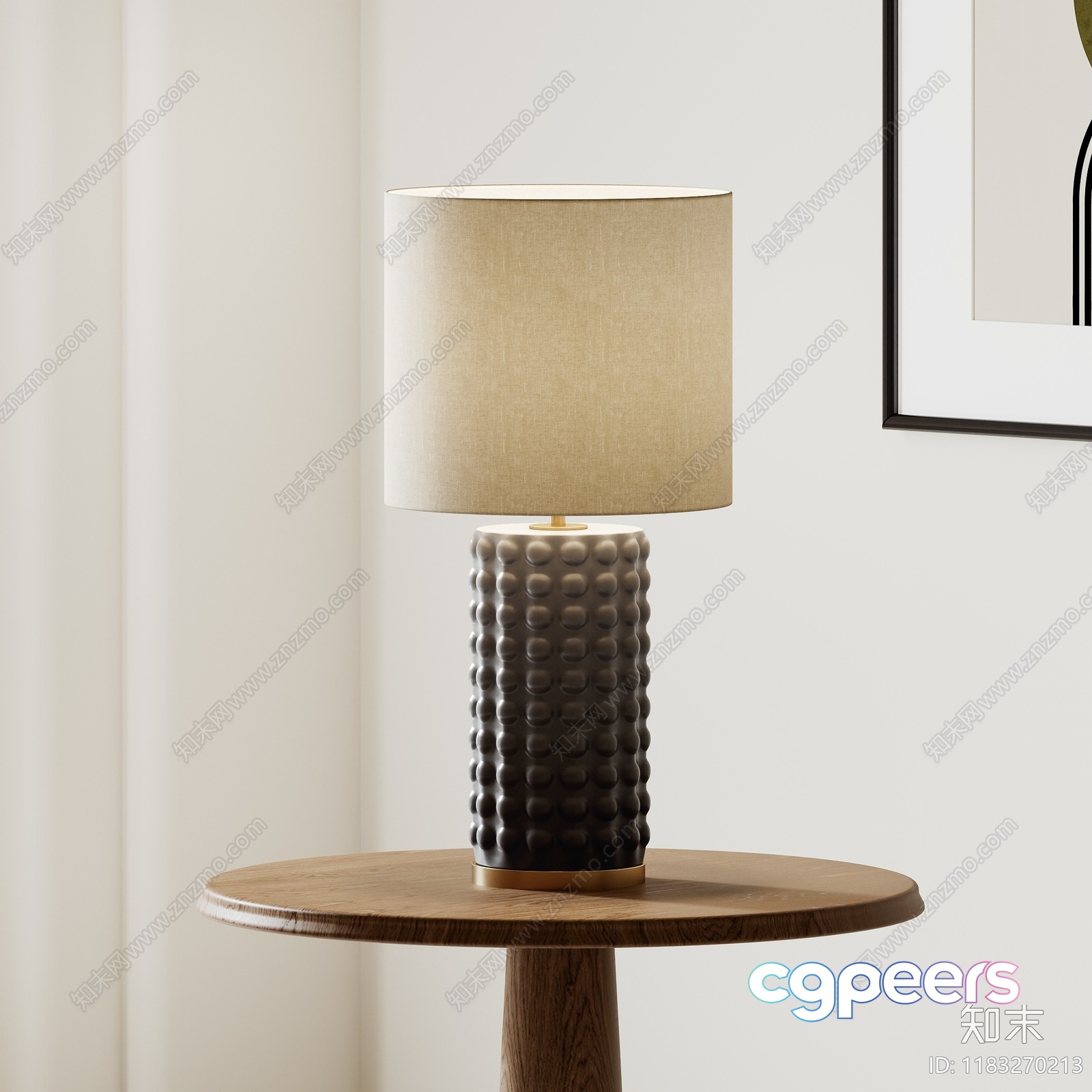 Modern Table Lamp 3D Model - 1135 - CORONA Render