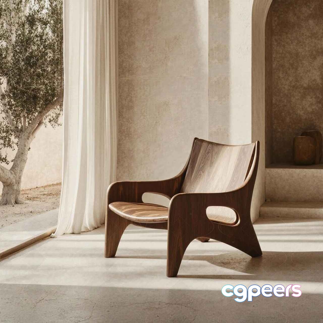 Wooden Chair 3D Model - 21376 - VRAY Render Wooden Chair 3D Model - 21376 - VRAY Render