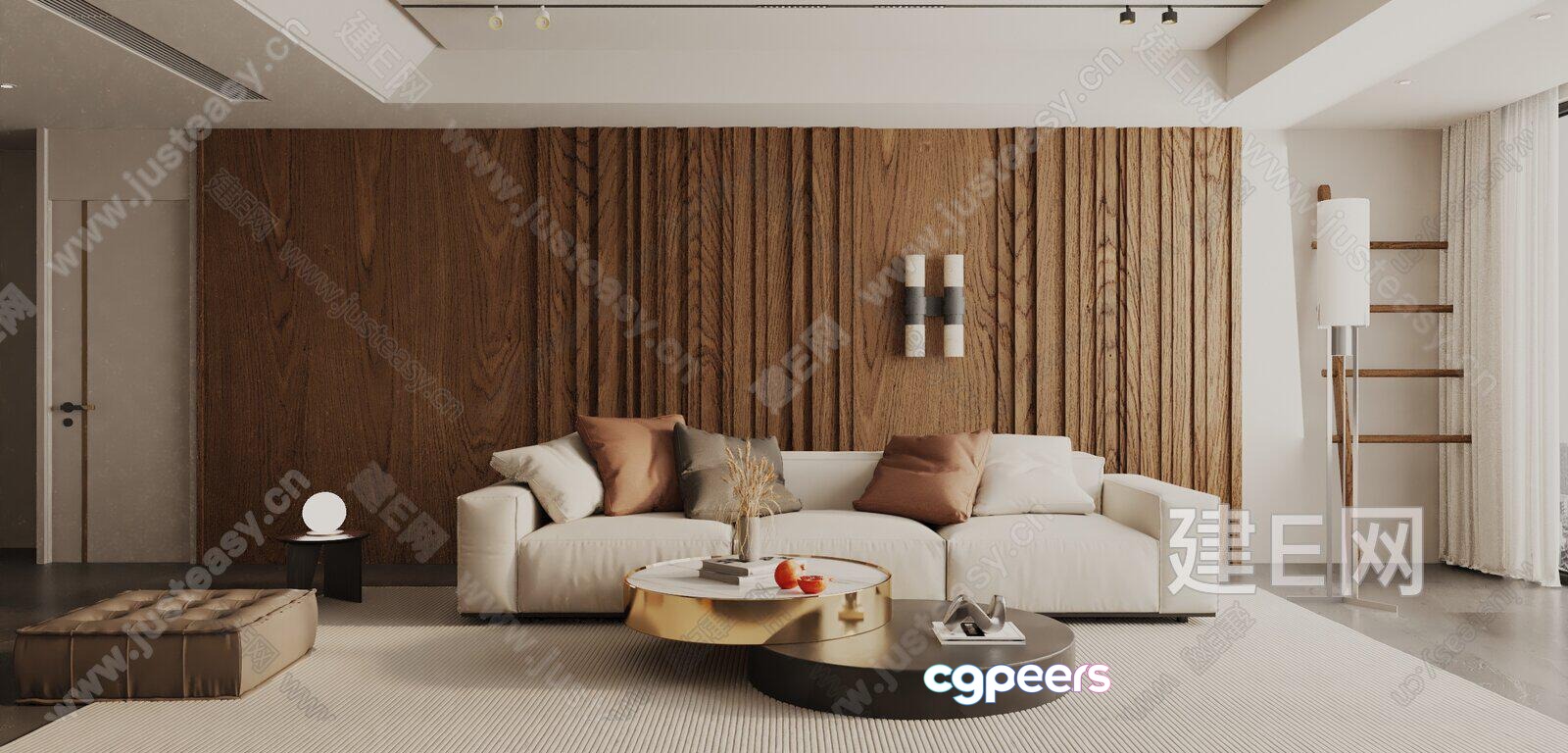 Modern Living Room 3D Model - 1574 - VRAY Render Modern Living Room 3D Model - 1574 - VRAY Render