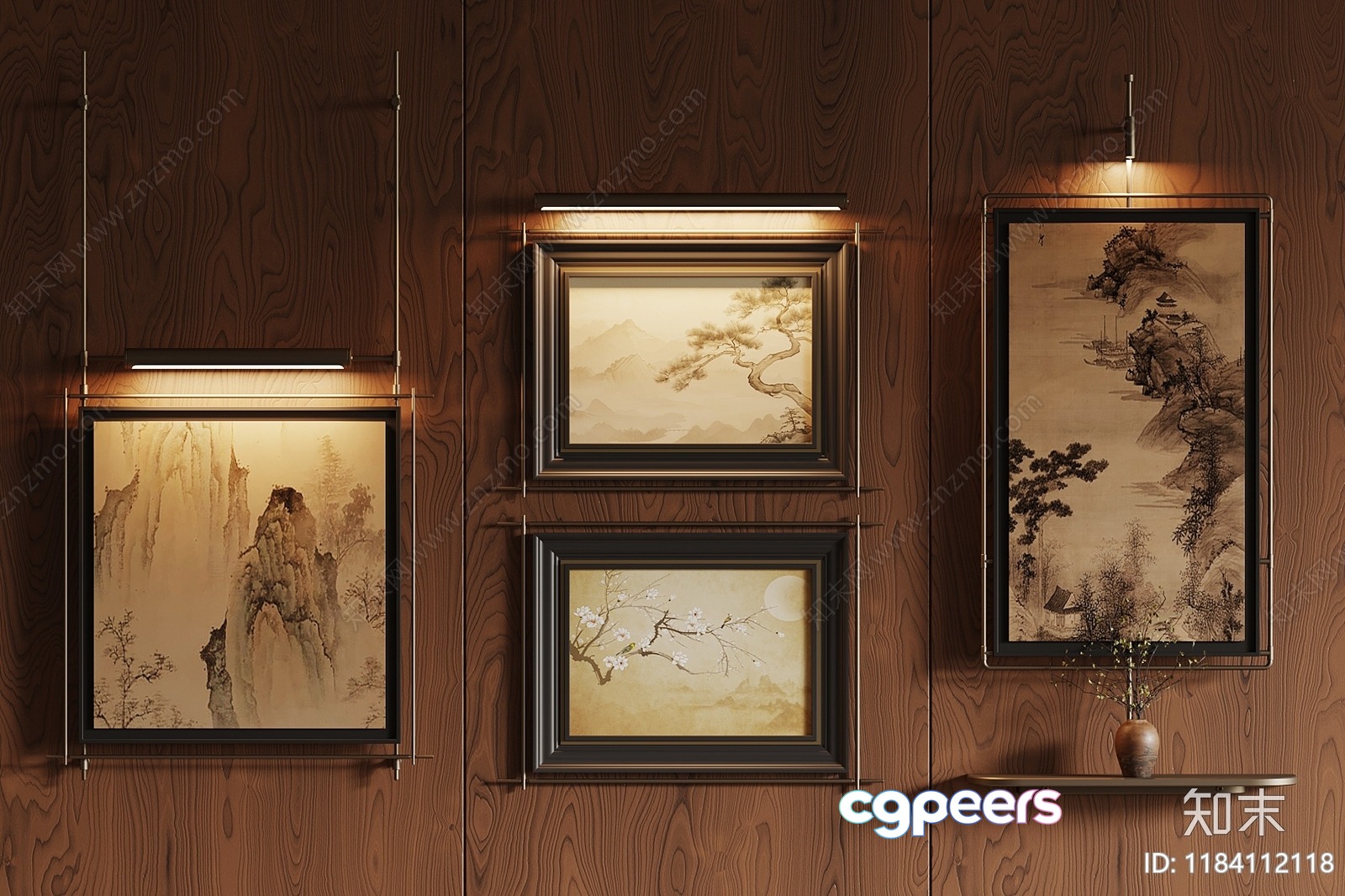 Traditional Chinese Artwork 3D Model - 5474 - VRAY Render Traditional Chinese Artwork 3D Model - 5474 - VRAY Render
