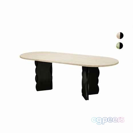 Modern Minimalist Table 3D Model - 9606 - CORONA Render