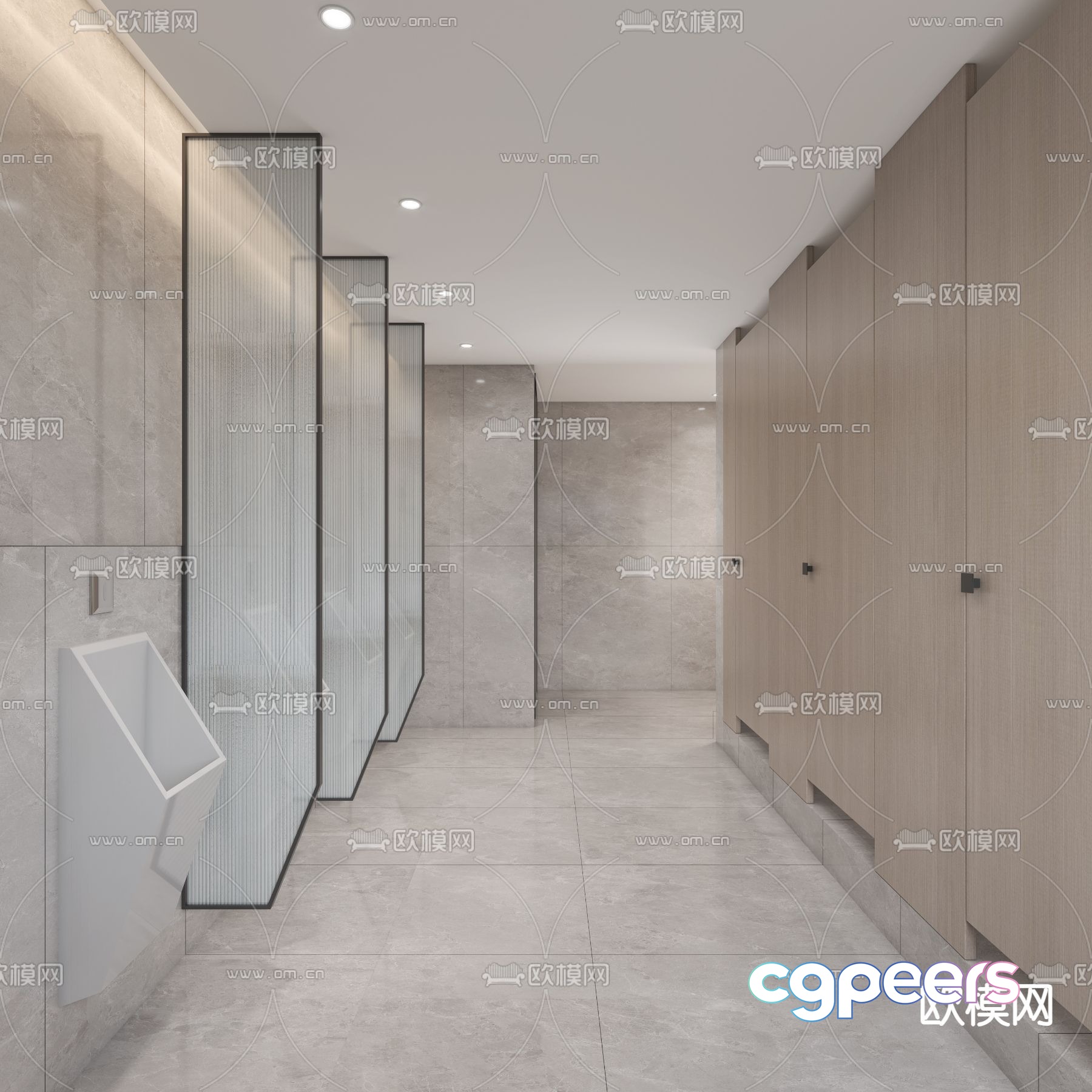 Modern Bathroom Design 3D Model - 13620 - VRAY Render