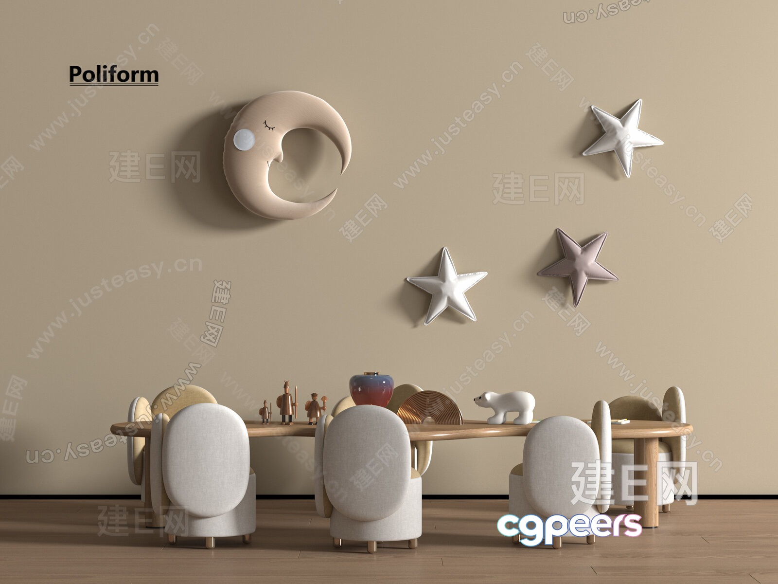 Modern Dining Room 3D Model - 10357 - VRAY Render Modern Dining Room 3D Model - 10357 - VRAY Render