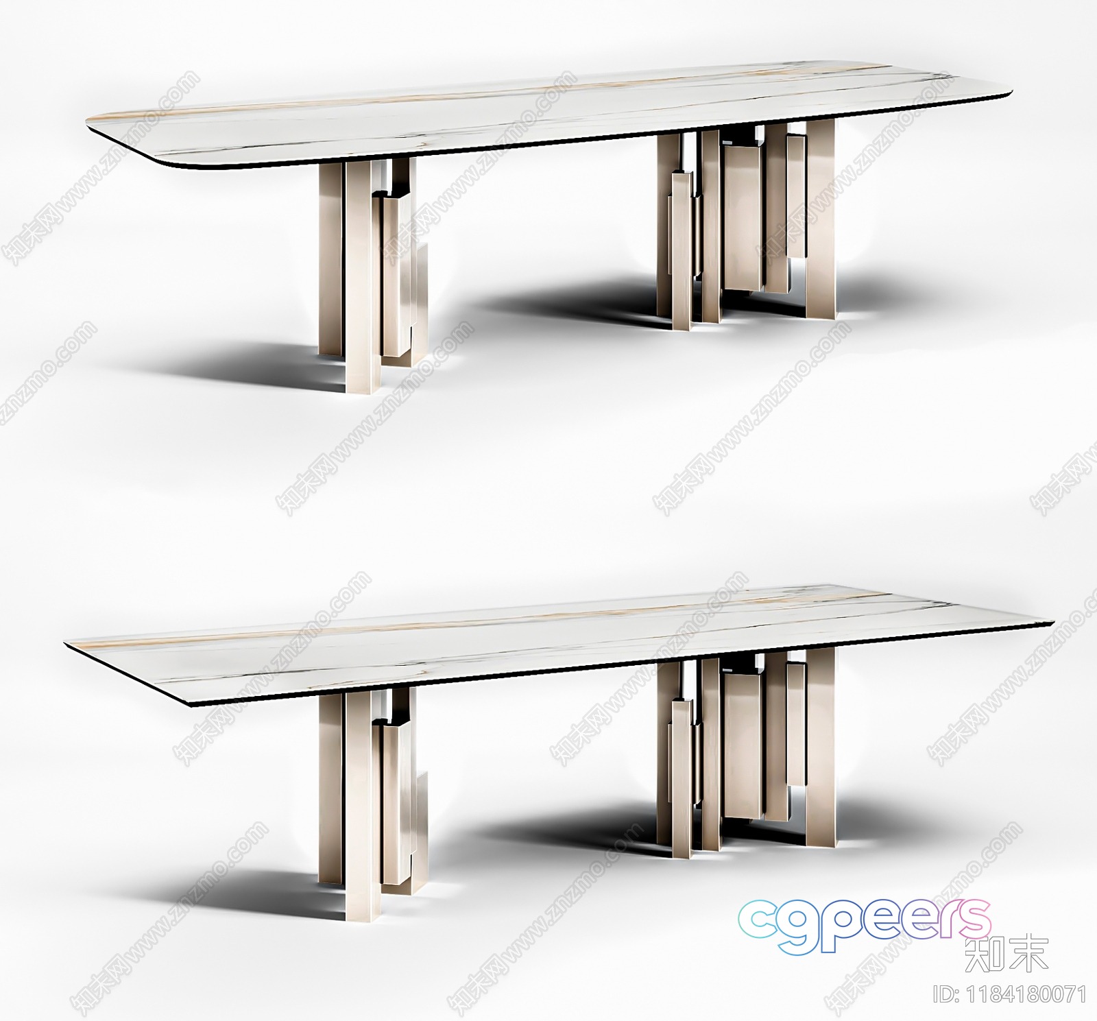 Modern Dining Table 3D Model - 7324 - VRAY Render Modern Dining Table 3D Model - 7324 - VRAY Render