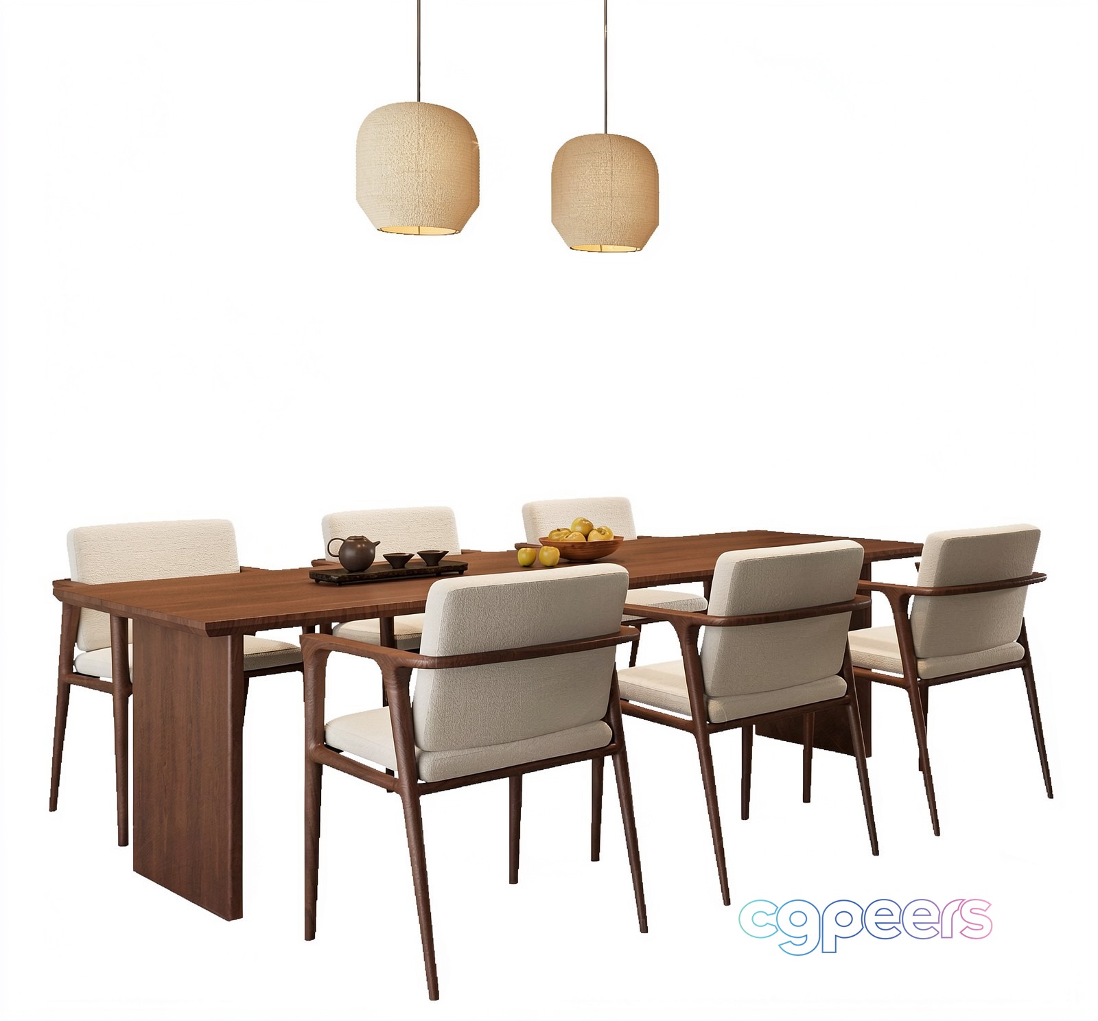 Modern Dining Room 3D Model - 18961 - VRAY Render Modern Dining Room 3D Model - 18961 - VRAY Render